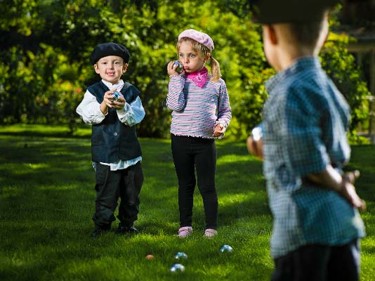 Kalenderfotos fr die WBG Erfurt mit Kindern auf der Ega in Erfurt.
