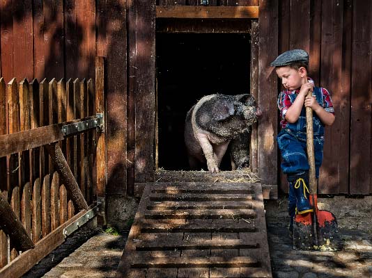 Kalenderfotos fr die WBG Erfurt mit Kindern auf der Ega in Erfurt.
